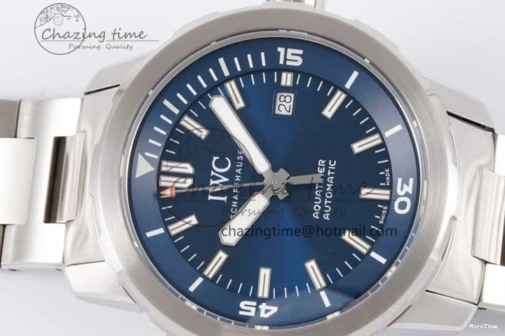 MIROTIME 0215 Versatile Aquatimer SS IW3290 V6SF 1:1 Best Edition Blue Dial on SS Bracelet A 7031